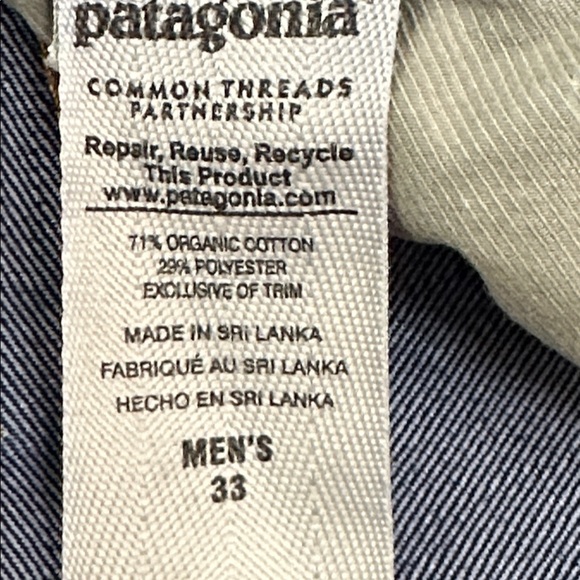 Patagonia 33x32 Slim Straight Jeans - Picture 6 of 12